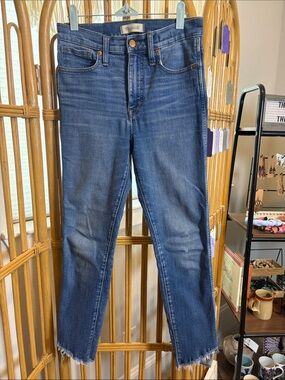 Madewell 10” high rise skinny jeans